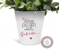 Preview: zauberhafter Blumentopf Blumenvase Zuhause Gefühl Mama Muttertag Geburtstag Geschenk, Familie Einzug Einweihung ...von Lüttentüddel®